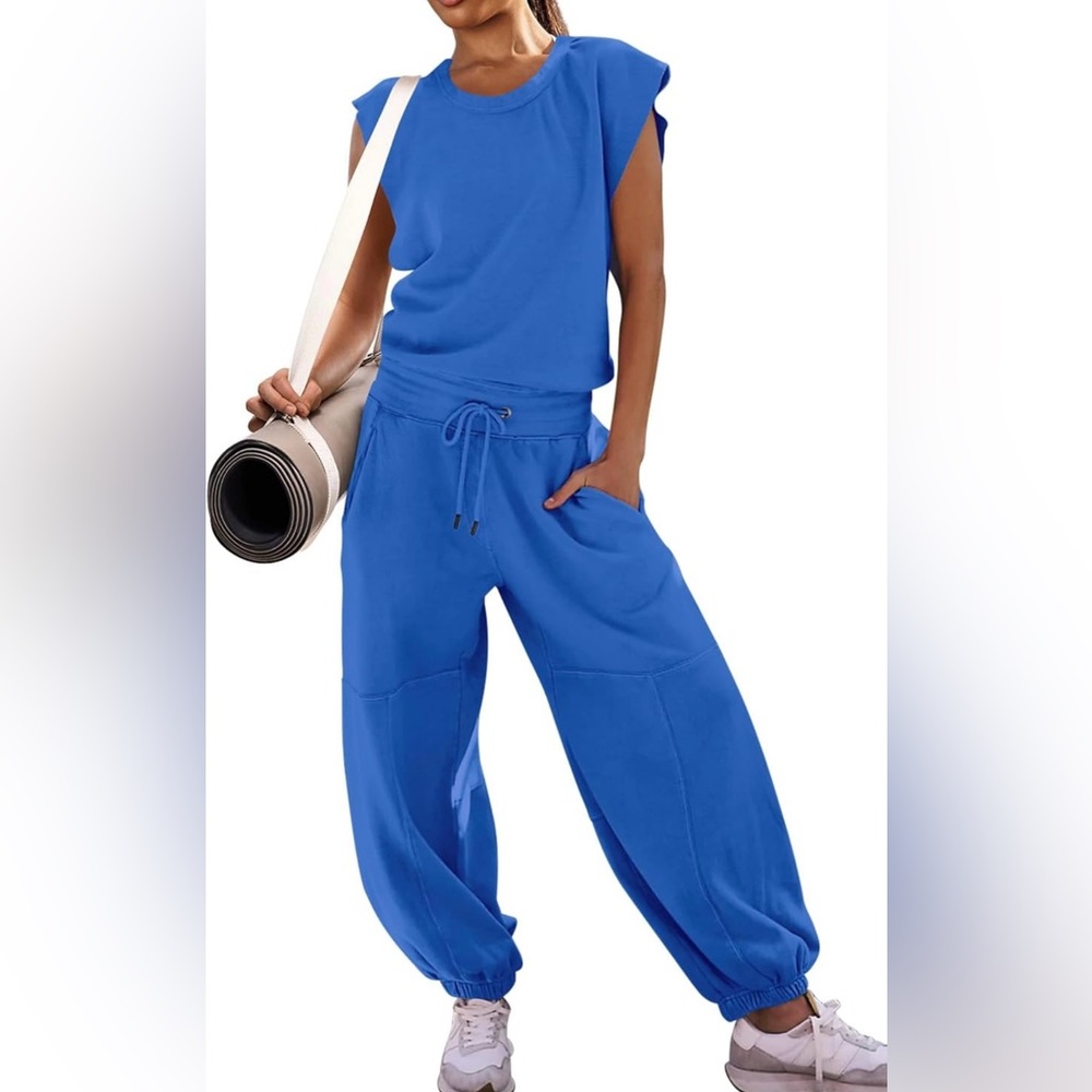 FP Movement Throw and Go Jumpsuit Blue M Medium